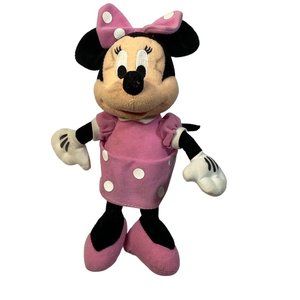 Plush Toy Minnie Mouse in Pink 9-10 inch